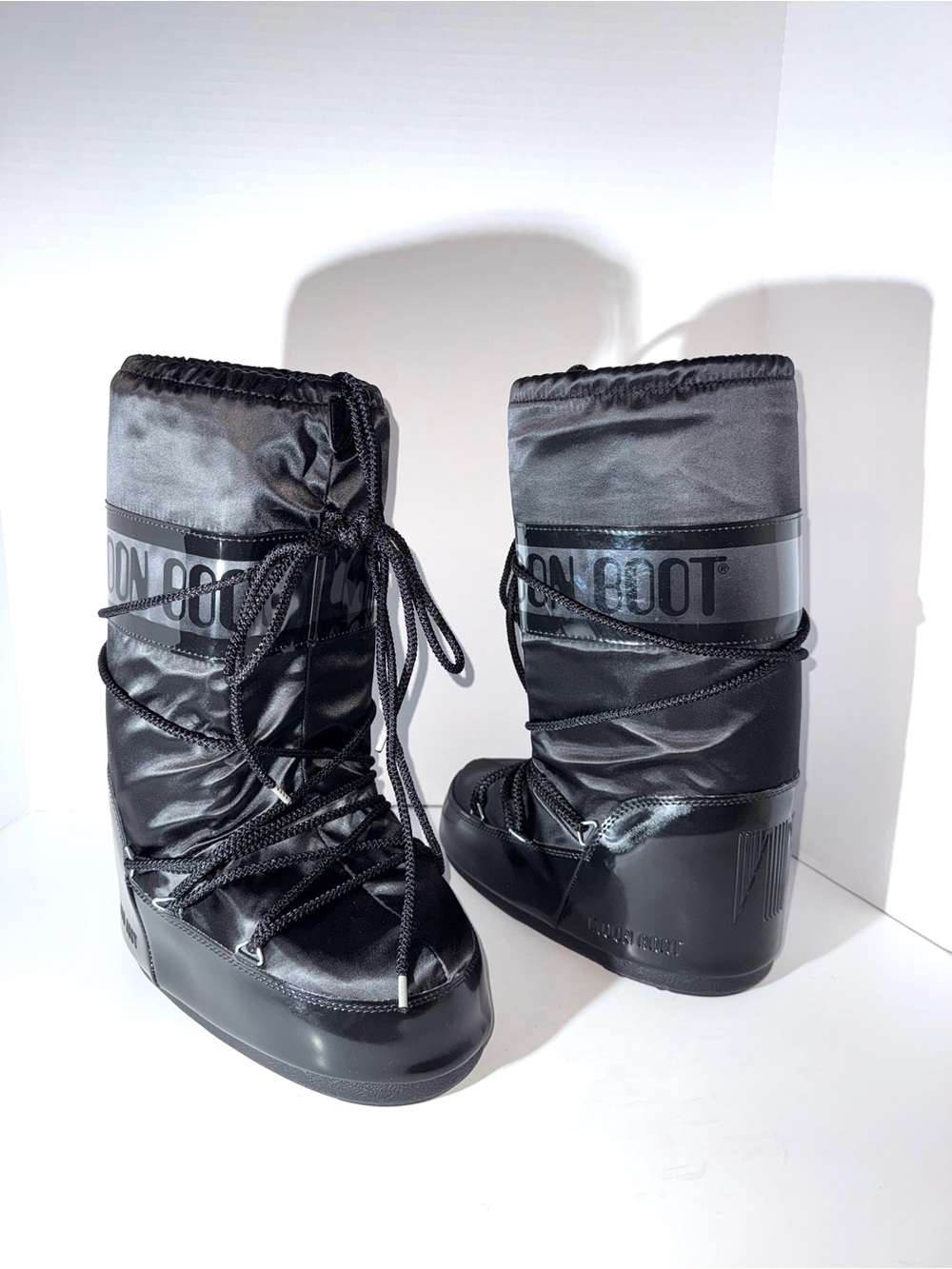 Moon Boot Icon Satin Waterproof Boots